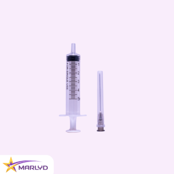 Seringa 5 ml cu ac LUER SLIP BIOSAFE