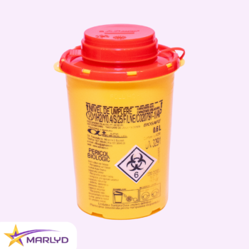 Recipient / Cutii polipropilena 0,6 L pt. intepatoare–taietoare BIOSAFE