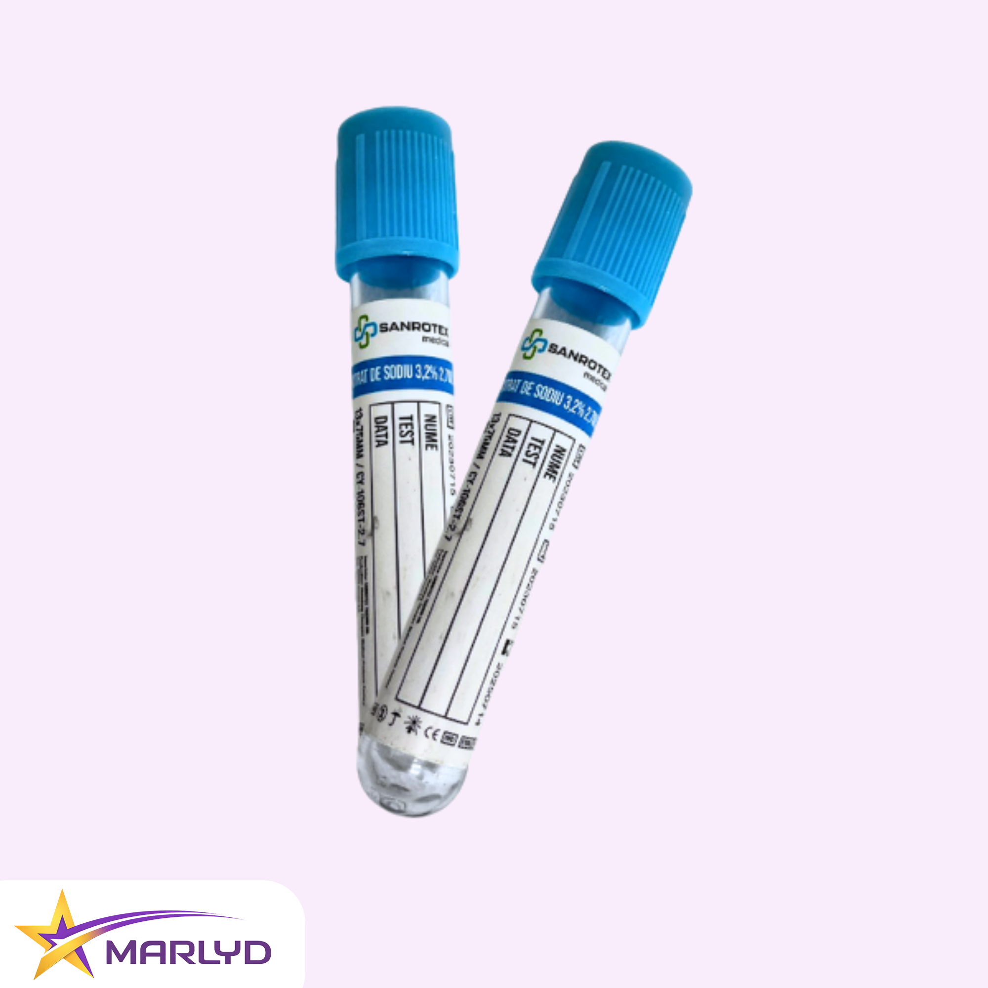 Vacutainer 4 ml pıhtılaşma faktörü içeren - mavi